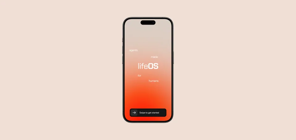 lifeOS – Personal AI Agents App & UX UI Design · #1